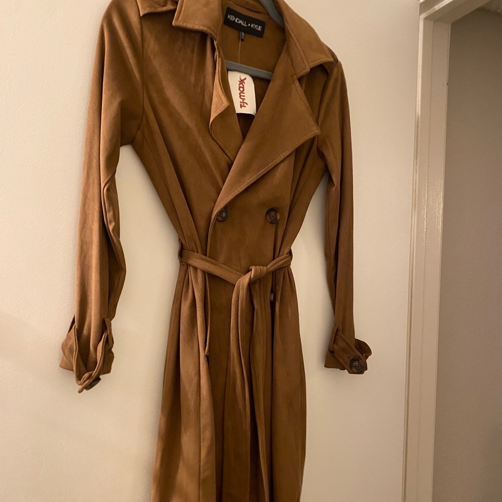 Suede coat